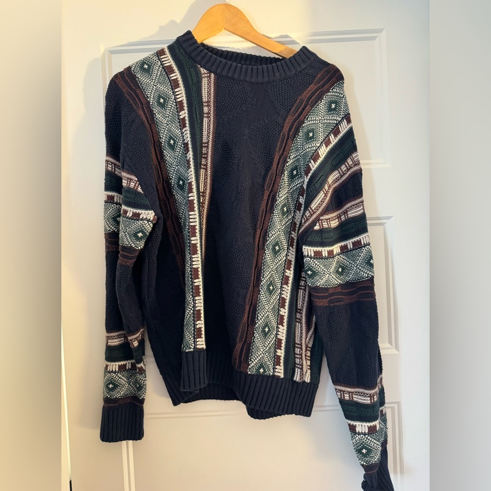 Hollister Patterned Boxy Fit Sweater M